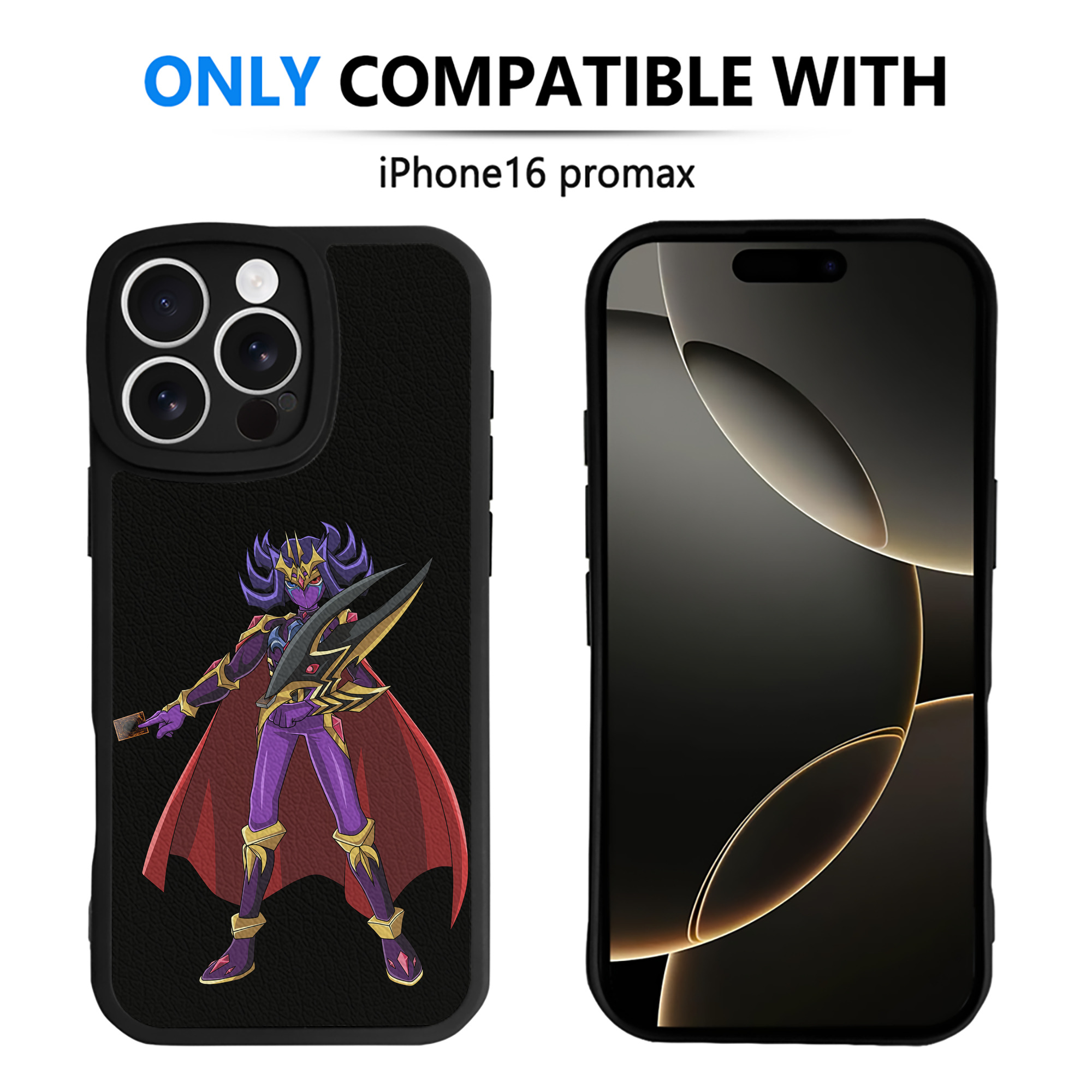 遊☆戯☆王 Yu-Gi-Oh! 【iPhone 16シリーズ対応】シリコンスマホケース（レザー調） 材質：シリコン